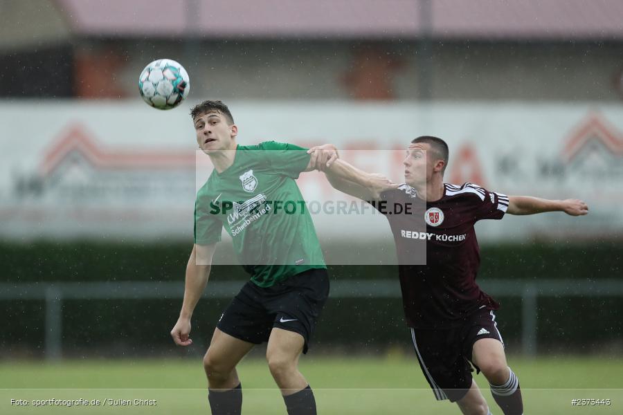 Lino Schramm, Sportgelände, Schwebenried, 12.08.2023, sport, action, BFV, Fussball, Saison 2023/2024, 6. Spieltag, Landesliga Nordwest, DJK TUS, TuS Röllbach, DJK Schwebenried/Schwemmelsbach - Bild-ID: 2373443