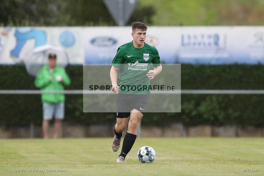 Lino Schramm, Sportgelände, Schwebenried, 12.08.2023, sport, action, BFV, Fussball, Saison 2023/2024, 6. Spieltag, Landesliga Nordwest, DJK TUS, TuS Röllbach, DJK Schwebenried/Schwemmelsbach - Bild-ID: 2373447