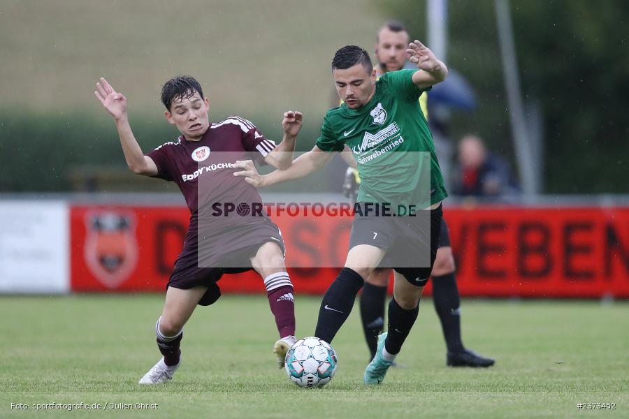 Ben Stapf, Sportgelände, Schwebenried, 12.08.2023, sport, action, BFV, Fussball, Saison 2023/2024, 6. Spieltag, Landesliga Nordwest, DJK TUS, TuS Röllbach, DJK Schwebenried/Schwemmelsbach - Bild-ID: 2373452