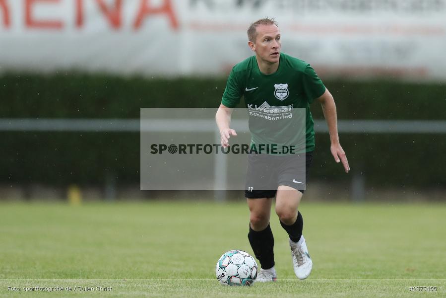 Thomas Cäsar, Sportgelände, Schwebenried, 12.08.2023, sport, action, BFV, Fussball, Saison 2023/2024, 6. Spieltag, Landesliga Nordwest, DJK TUS, TuS Röllbach, DJK Schwebenried/Schwemmelsbach - Bild-ID: 2373455