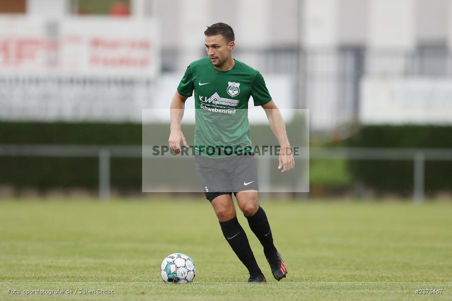 Felix Zöller, Sportgelände, Schwebenried, 12.08.2023, sport, action, BFV, Fussball, Saison 2023/2024, 6. Spieltag, Landesliga Nordwest, DJK TUS, TuS Röllbach, DJK Schwebenried/Schwemmelsbach - Bild-ID: 2373467