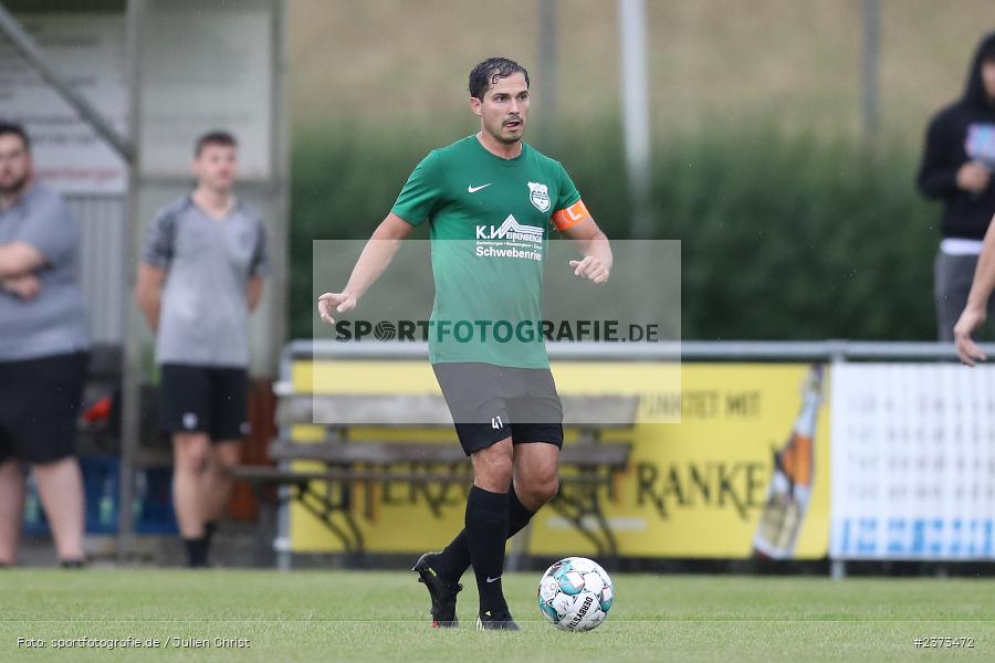 Fabian Lichtlein, Sportgelände, Schwebenried, 12.08.2023, sport, action, BFV, Fussball, Saison 2023/2024, 6. Spieltag, Landesliga Nordwest, DJK TUS, TuS Röllbach, DJK Schwebenried/Schwemmelsbach - Bild-ID: 2373472