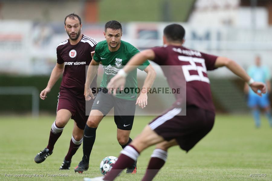 Felix Zöller, Sportgelände, Schwebenried, 12.08.2023, sport, action, BFV, Fussball, Saison 2023/2024, 6. Spieltag, Landesliga Nordwest, DJK TUS, TuS Röllbach, DJK Schwebenried/Schwemmelsbach - Bild-ID: 2373475