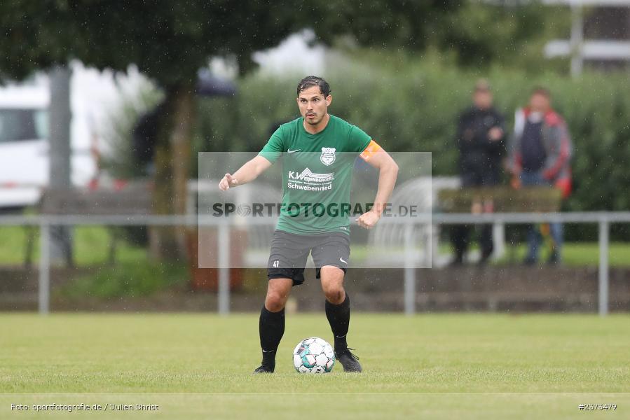 Fabian Lichtlein, Sportgelände, Schwebenried, 12.08.2023, sport, action, BFV, Fussball, Saison 2023/2024, 6. Spieltag, Landesliga Nordwest, DJK TUS, TuS Röllbach, DJK Schwebenried/Schwemmelsbach - Bild-ID: 2373479
