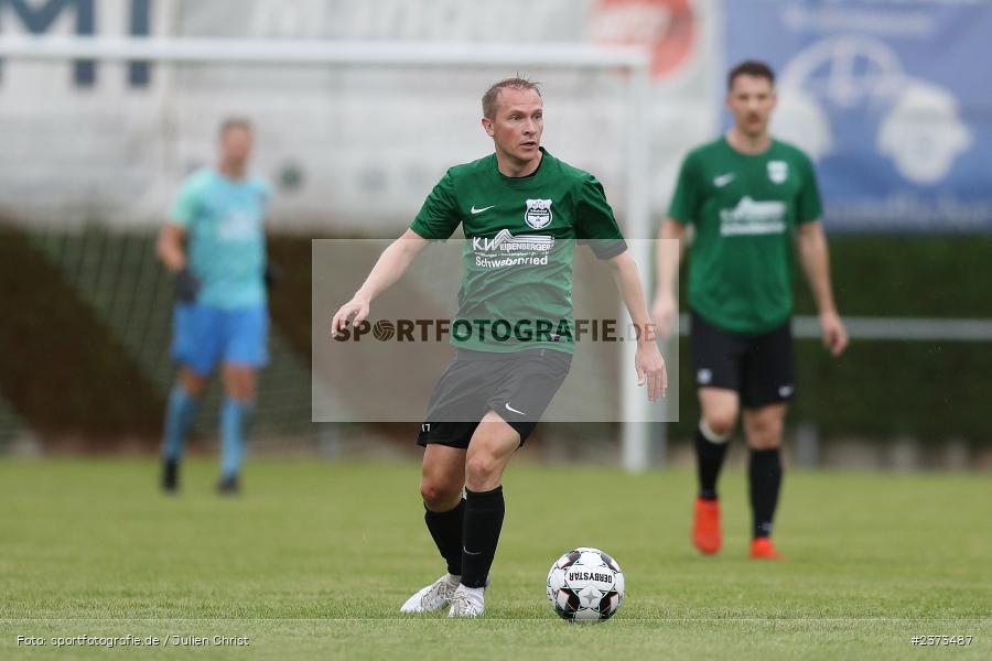 Thomas Cäsar, Sportgelände, Schwebenried, 12.08.2023, sport, action, BFV, Fussball, Saison 2023/2024, 6. Spieltag, Landesliga Nordwest, DJK TUS, TuS Röllbach, DJK Schwebenried/Schwemmelsbach - Bild-ID: 2373487