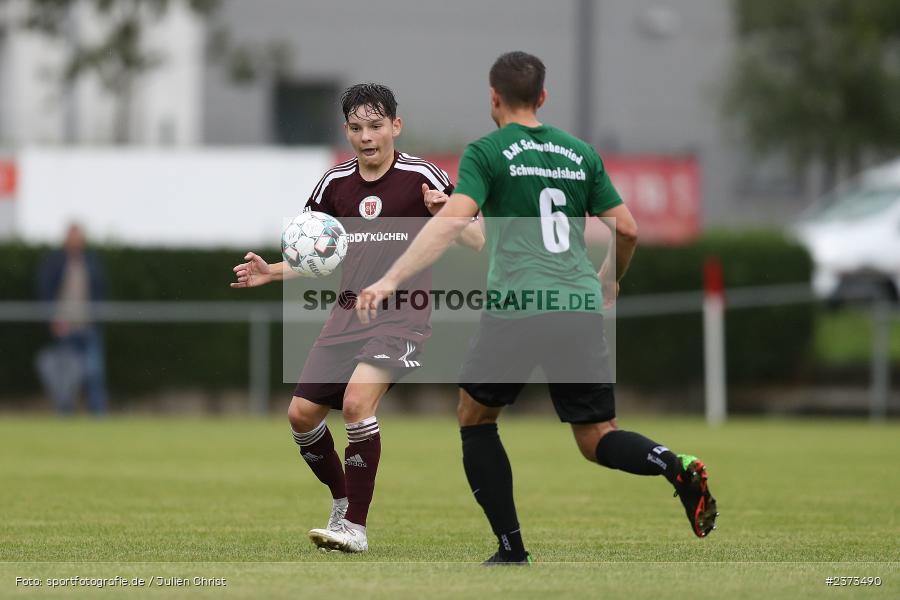 Ben Stapf, Sportgelände, Schwebenried, 12.08.2023, sport, action, BFV, Fussball, Saison 2023/2024, 6. Spieltag, Landesliga Nordwest, DJK TUS, TuS Röllbach, DJK Schwebenried/Schwemmelsbach - Bild-ID: 2373490