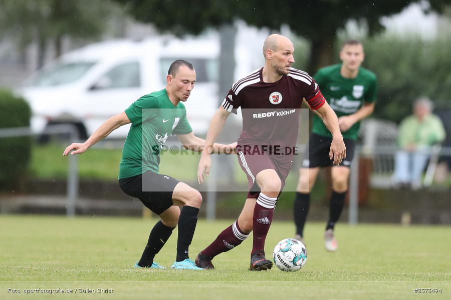 Alexander Grimm, Sportgelände, Schwebenried, 12.08.2023, sport, action, BFV, Fussball, Saison 2023/2024, 6. Spieltag, Landesliga Nordwest, DJK TUS, TuS Röllbach, DJK Schwebenried/Schwemmelsbach - Bild-ID: 2373494