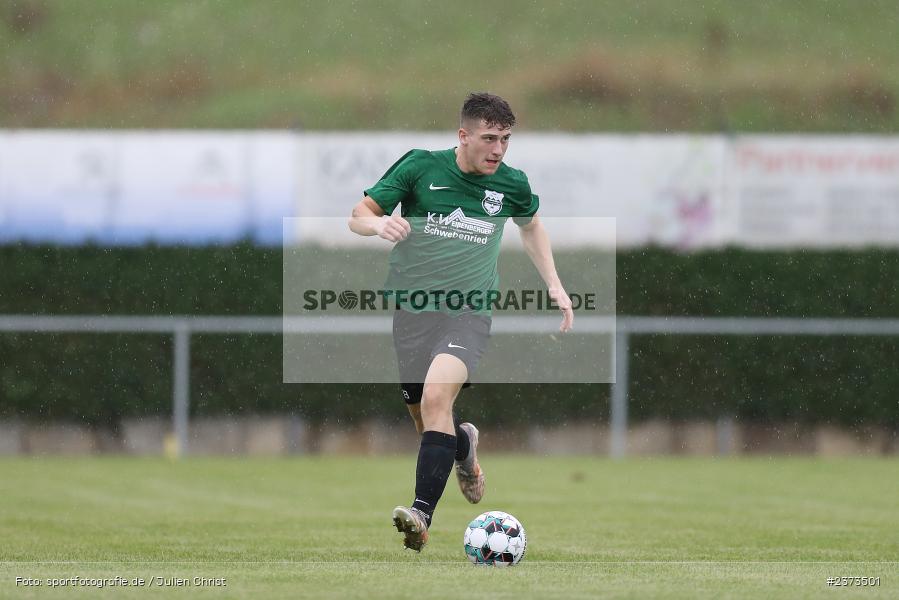 Lino Schramm, Sportgelände, Schwebenried, 12.08.2023, sport, action, BFV, Fussball, Saison 2023/2024, 6. Spieltag, Landesliga Nordwest, DJK TUS, TuS Röllbach, DJK Schwebenried/Schwemmelsbach - Bild-ID: 2373501