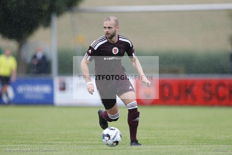 Rico Gehringer, Sportgelände, Schwebenried, 12.08.2023, sport, action, BFV, Fussball, Saison 2023/2024, 6. Spieltag, Landesliga Nordwest, DJK TUS, TuS Röllbach, DJK Schwebenried/Schwemmelsbach - Bild-ID: 2373505