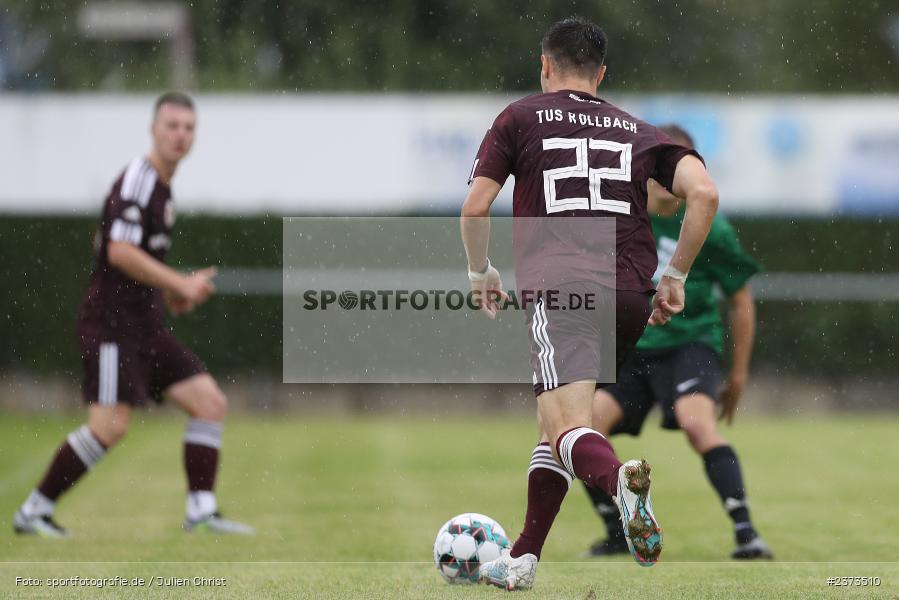 Noah Markert, Sportgelände, Schwebenried, 12.08.2023, sport, action, BFV, Fussball, Saison 2023/2024, 6. Spieltag, Landesliga Nordwest, DJK TUS, TuS Röllbach, DJK Schwebenried/Schwemmelsbach - Bild-ID: 2373510