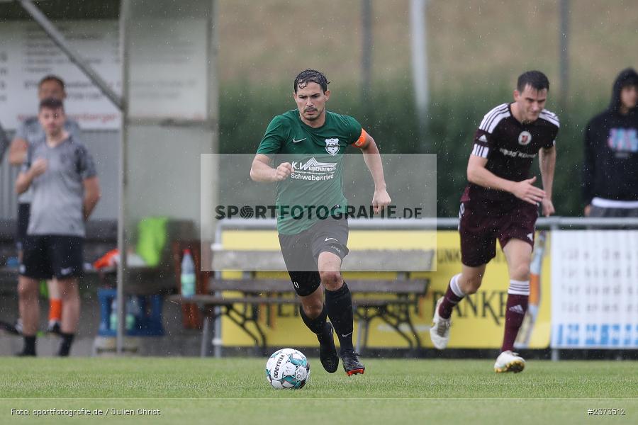 Fabian Lichtlein, Sportgelände, Schwebenried, 12.08.2023, sport, action, BFV, Fussball, Saison 2023/2024, 6. Spieltag, Landesliga Nordwest, DJK TUS, TuS Röllbach, DJK Schwebenried/Schwemmelsbach - Bild-ID: 2373512