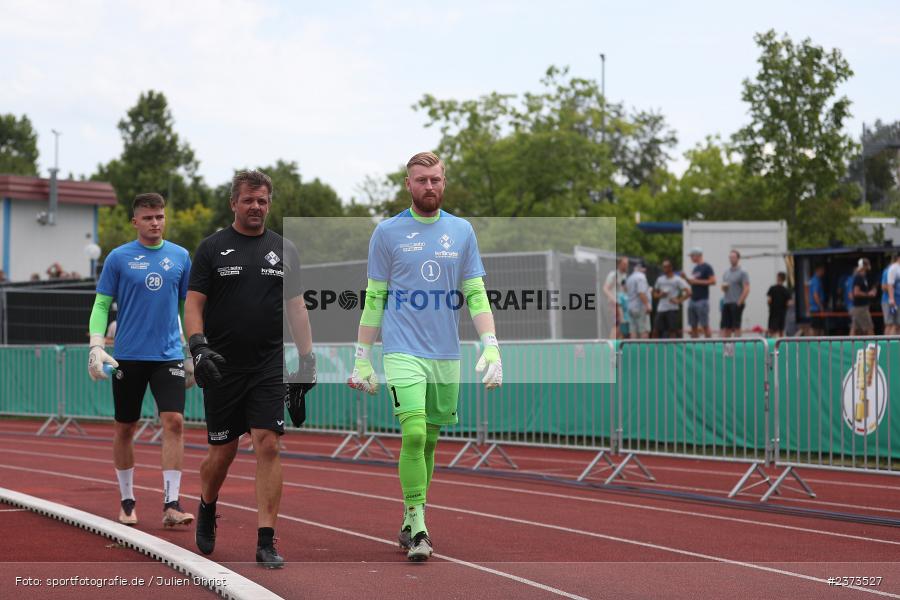 Felix Thiel, Vöhlinstadion, Illertissen, 13.08.2023, sport, action, DFB, Fussball, Saison 2023/2024, 1. Runde, DFB Pokal, F95, FVI, Fortuna Düsseldorf, FV Illertissen - Bild-ID: 2373527