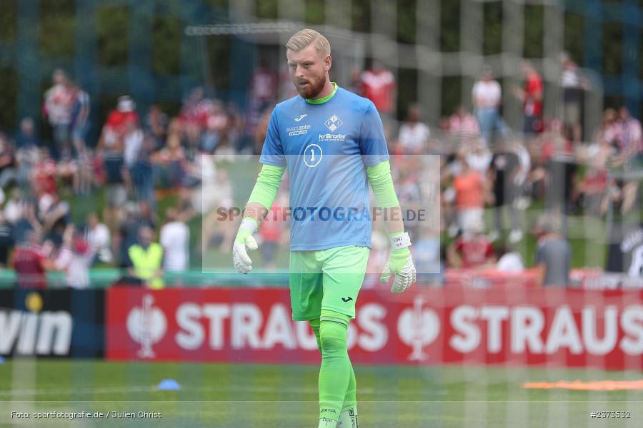Felix Thiel, Vöhlinstadion, Illertissen, 13.08.2023, sport, action, DFB, Fussball, Saison 2023/2024, 1. Runde, DFB Pokal, F95, FVI, Fortuna Düsseldorf, FV Illertissen - Bild-ID: 2373532
