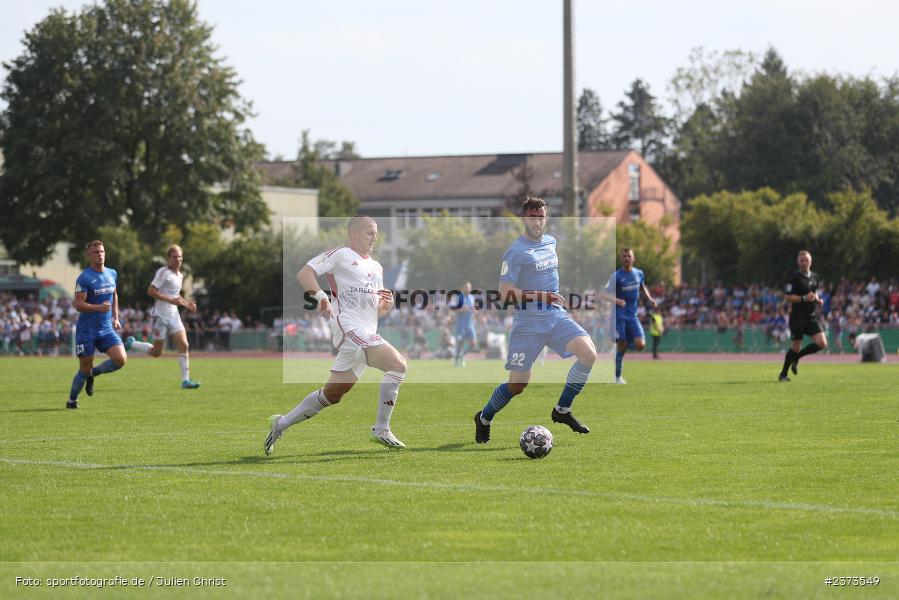 Christos Tzolis, Vöhlinstadion, Illertissen, 13.08.2023, sport, action, DFB, Fussball, Saison 2023/2024, 1. Runde, DFB Pokal, F95, FVI, Fortuna Düsseldorf, FV Illertissen - Bild-ID: 2373549