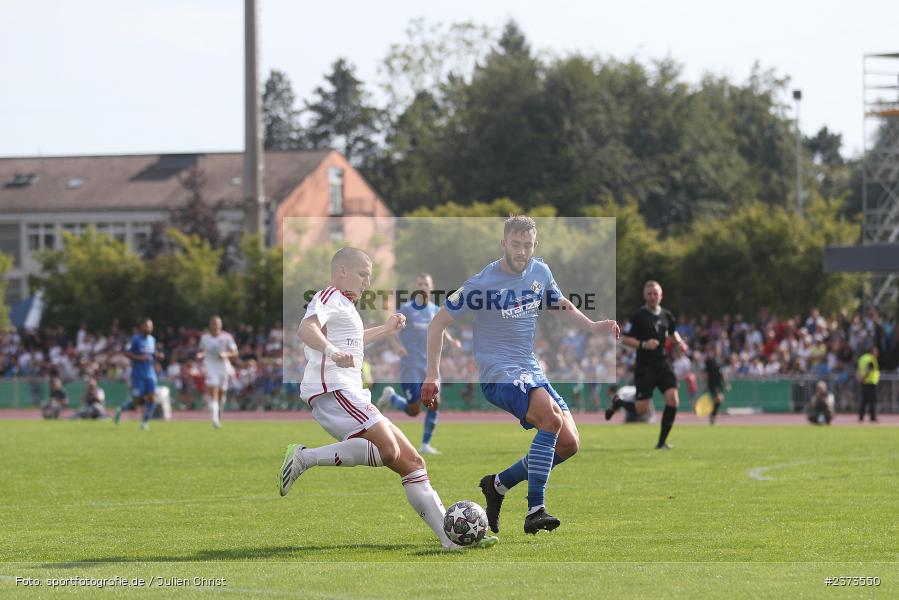 Christos Tzolis, Vöhlinstadion, Illertissen, 13.08.2023, sport, action, DFB, Fussball, Saison 2023/2024, 1. Runde, DFB Pokal, F95, FVI, Fortuna Düsseldorf, FV Illertissen - Bild-ID: 2373550