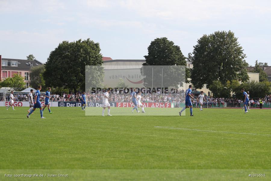 Vöhlinstadion, Illertissen, 13.08.2023, sport, action, DFB, Fussball, Saison 2023/2024, 1. Runde, DFB Pokal, F95, FVI, Fortuna Düsseldorf, FV Illertissen - Bild-ID: 2373553