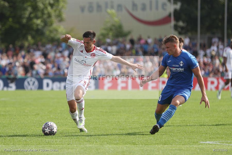 Shinta Appelkamp, Vöhlinstadion, Illertissen, 13.08.2023, sport, action, DFB, Fussball, Saison 2023/2024, 1. Runde, DFB Pokal, F95, FVI, Fortuna Düsseldorf, FV Illertissen - Bild-ID: 2373560