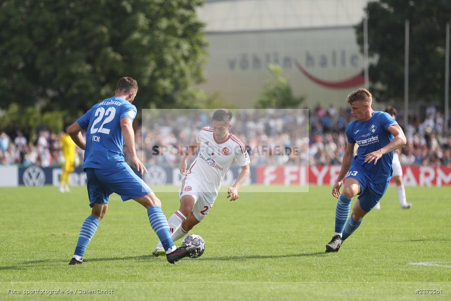 Shinta Appelkamp, Vöhlinstadion, Illertissen, 13.08.2023, sport, action, DFB, Fussball, Saison 2023/2024, 1. Runde, DFB Pokal, F95, FVI, Fortuna Düsseldorf, FV Illertissen - Bild-ID: 2373561