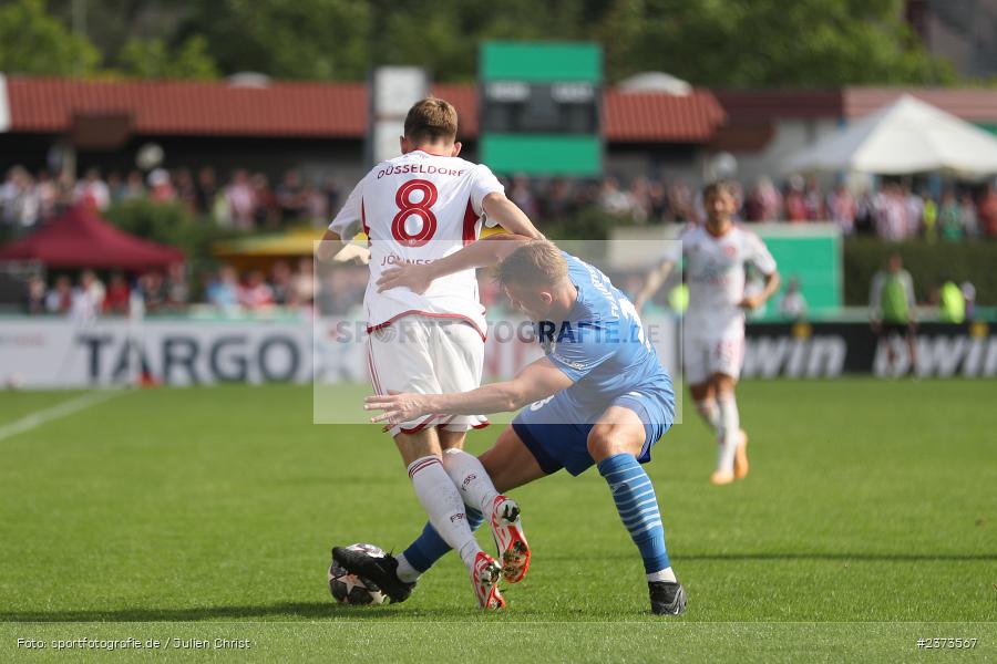 Isak Bergmann Johannesson, Vöhlinstadion, Illertissen, 13.08.2023, sport, action, DFB, Fussball, Saison 2023/2024, 1. Runde, DFB Pokal, F95, FVI, Fortuna Düsseldorf, FV Illertissen - Bild-ID: 2373567