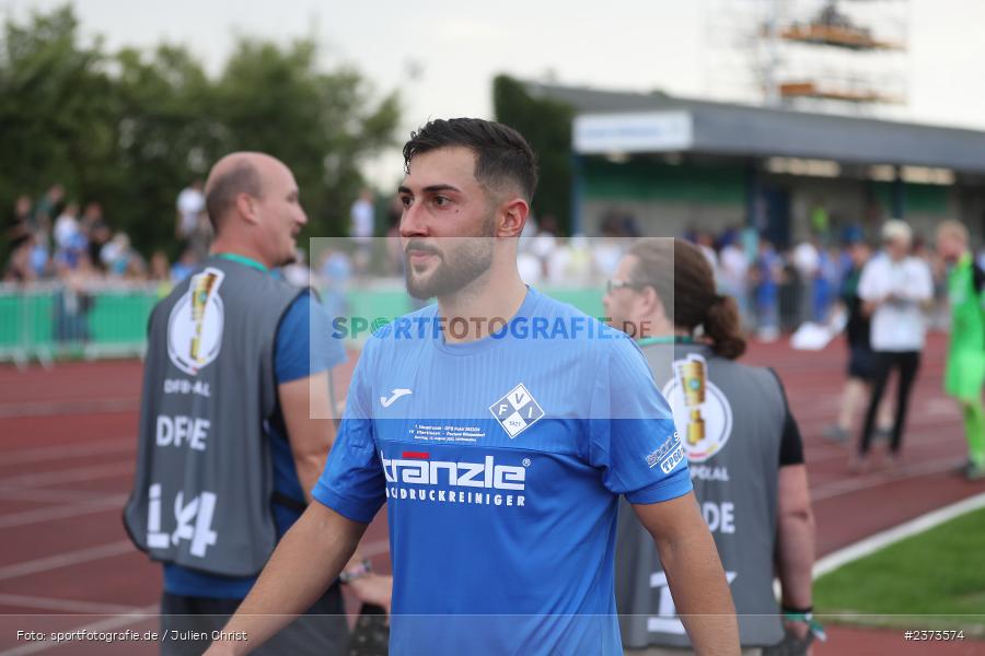 Gökalp Kilic, Vöhlinstadion, Illertissen, 13.08.2023, sport, action, DFB, Fussball, Saison 2023/2024, 1. Runde, DFB Pokal, F95, FVI, Fortuna Düsseldorf, FV Illertissen - Bild-ID: 2373574