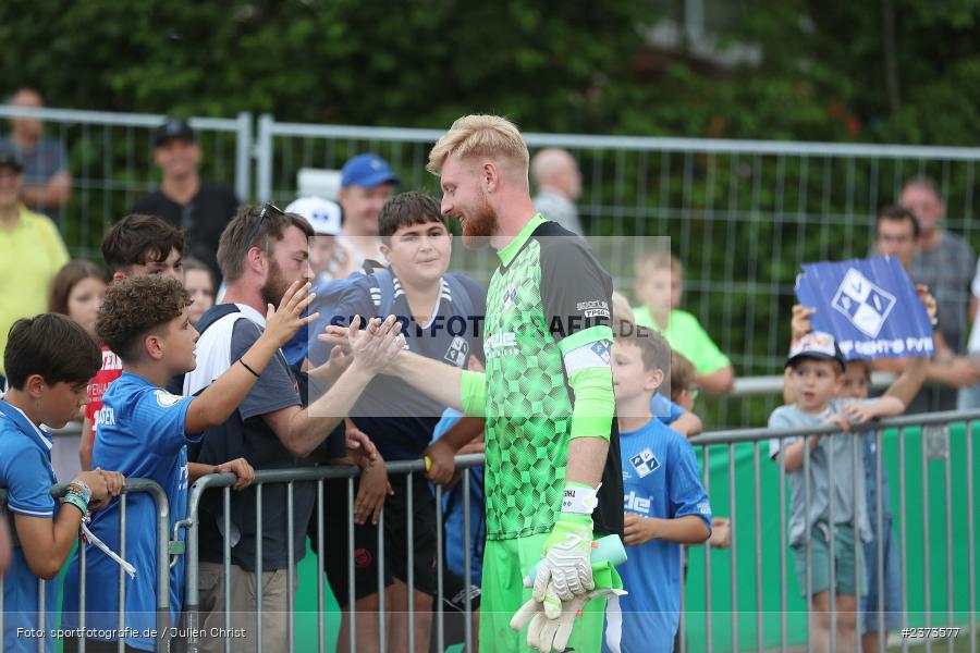 Felix Thiel, Vöhlinstadion, Illertissen, 13.08.2023, sport, action, DFB, Fussball, Saison 2023/2024, 1. Runde, DFB Pokal, F95, FVI, Fortuna Düsseldorf, FV Illertissen - Bild-ID: 2373577