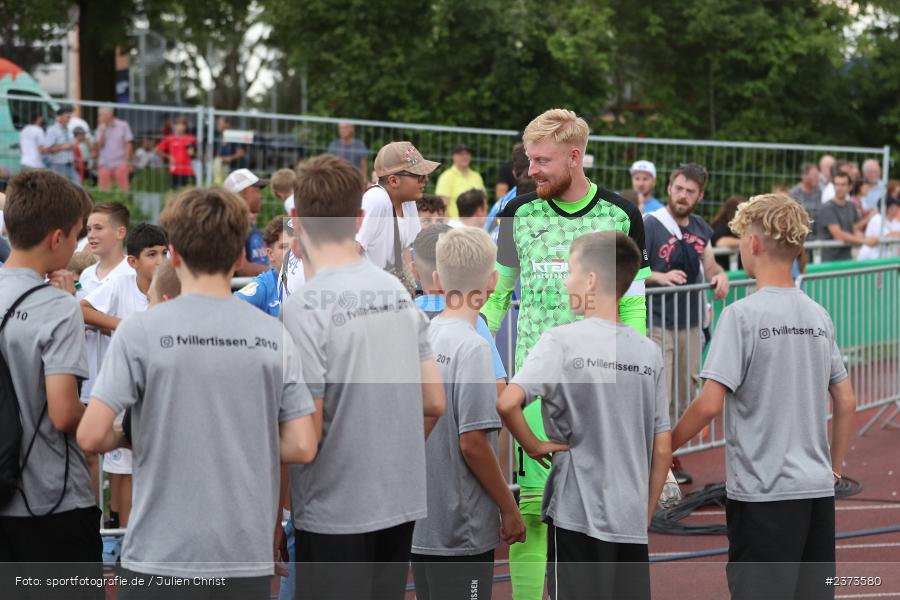 Felix Thiel, Vöhlinstadion, Illertissen, 13.08.2023, sport, action, DFB, Fussball, Saison 2023/2024, 1. Runde, DFB Pokal, F95, FVI, Fortuna Düsseldorf, FV Illertissen - Bild-ID: 2373580