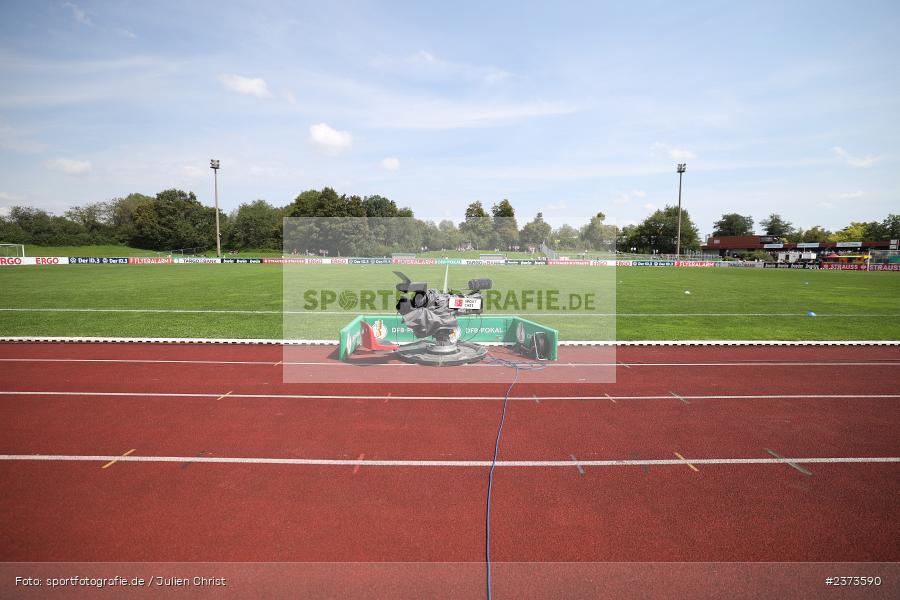 Symbolbild, Vöhlinstadion, Illertissen, 13.08.2023, sport, action, DFB, Fussball, Saison 2023/2024, 1. Runde, DFB Pokal, F95, FVI, Fortuna Düsseldorf, FV Illertissen - Bild-ID: 2373590