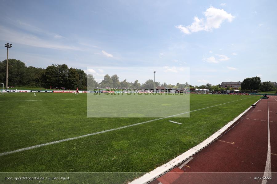 Vöhlinstadion, Illertissen, 13.08.2023, sport, action, DFB, Fussball, Saison 2023/2024, 1. Runde, DFB Pokal, F95, FVI, Fortuna Düsseldorf, FV Illertissen - Bild-ID: 2373592