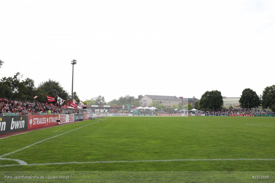 Vöhlinstadion, Illertissen, 13.08.2023, sport, action, DFB, Fussball, Saison 2023/2024, 1. Runde, DFB Pokal, F95, FVI, Fortuna Düsseldorf, FV Illertissen - Bild-ID: 2373595