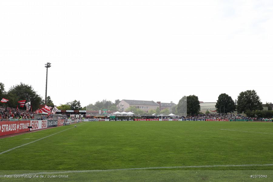 Vöhlinstadion, Illertissen, 13.08.2023, sport, action, DFB, Fussball, Saison 2023/2024, 1. Runde, DFB Pokal, F95, FVI, Fortuna Düsseldorf, FV Illertissen - Bild-ID: 2373596