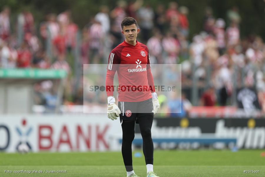 Karol Niemczycki, Vöhlinstadion, Illertissen, 13.08.2023, sport, action, DFB, Fussball, Saison 2023/2024, 1. Runde, DFB Pokal, F95, FVI, Fortuna Düsseldorf, FV Illertissen - Bild-ID: 2373601