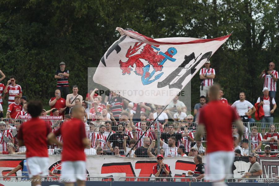 Vöhlinstadion, Illertissen, 13.08.2023, sport, action, DFB, Fussball, Saison 2023/2024, 1. Runde, DFB Pokal, F95, FVI, Fortuna Düsseldorf, FV Illertissen - Bild-ID: 2373604