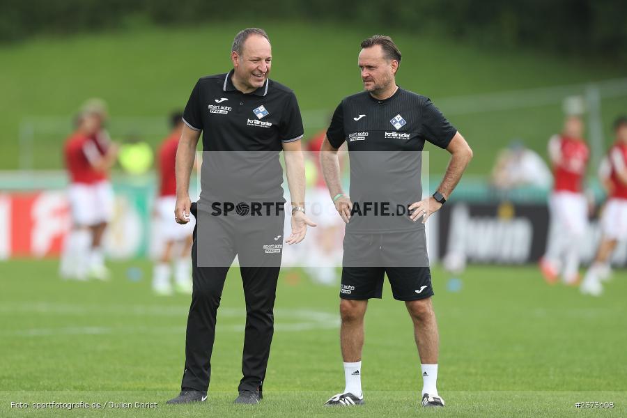 Holger Bachthaler, Vöhlinstadion, Illertissen, 13.08.2023, sport, action, DFB, Fussball, Saison 2023/2024, 1. Runde, DFB Pokal, F95, FVI, Fortuna Düsseldorf, FV Illertissen - Bild-ID: 2373608