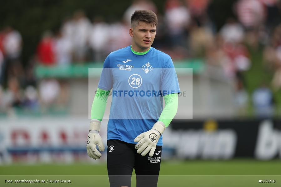 Oskar Preil, Vöhlinstadion, Illertissen, 13.08.2023, sport, action, DFB, Fussball, Saison 2023/2024, 1. Runde, DFB Pokal, F95, FVI, Fortuna Düsseldorf, FV Illertissen - Bild-ID: 2373610 Oskar Preil, Vöhlinstadion, Illertissen, 13.08.2023, sport, action, DFB, Fussball, Saison 2023/2024, 1. Runde, DFB Pokal, F95, FVI, Fortuna Düsseldorf, FV Illertissen - Bild-ID: 2373610