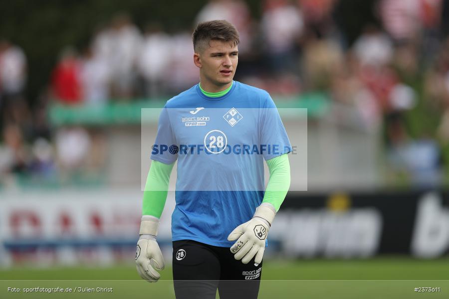 Oskar Preil, Vöhlinstadion, Illertissen, 13.08.2023, sport, action, DFB, Fussball, Saison 2023/2024, 1. Runde, DFB Pokal, F95, FVI, Fortuna Düsseldorf, FV Illertissen - Bild-ID: 2373611 Oskar Preil, Vöhlinstadion, Illertissen, 13.08.2023, sport, action, DFB, Fussball, Saison 2023/2024, 1. Runde, DFB Pokal, F95, FVI, Fortuna Düsseldorf, FV Illertissen - Bild-ID: 2373611