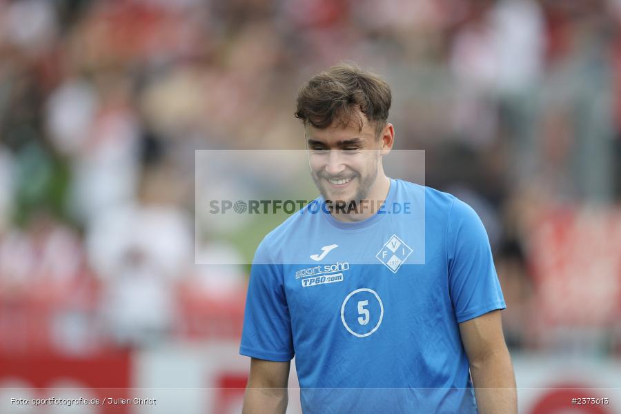 Elias Rudolf Herzig, Vöhlinstadion, Illertissen, 13.08.2023, sport, action, DFB, Fussball, Saison 2023/2024, 1. Runde, DFB Pokal, F95, FVI, Fortuna Düsseldorf, FV Illertissen - Bild-ID: 2373613 Elias Rudolf Herzig, Vöhlinstadion, Illertissen, 13.08.2023, sport, action, DFB, Fussball, Saison 2023/2024, 1. Runde, DFB Pokal, F95, FVI, Fortuna Düsseldorf, FV Illertissen - Bild-ID: 2373613