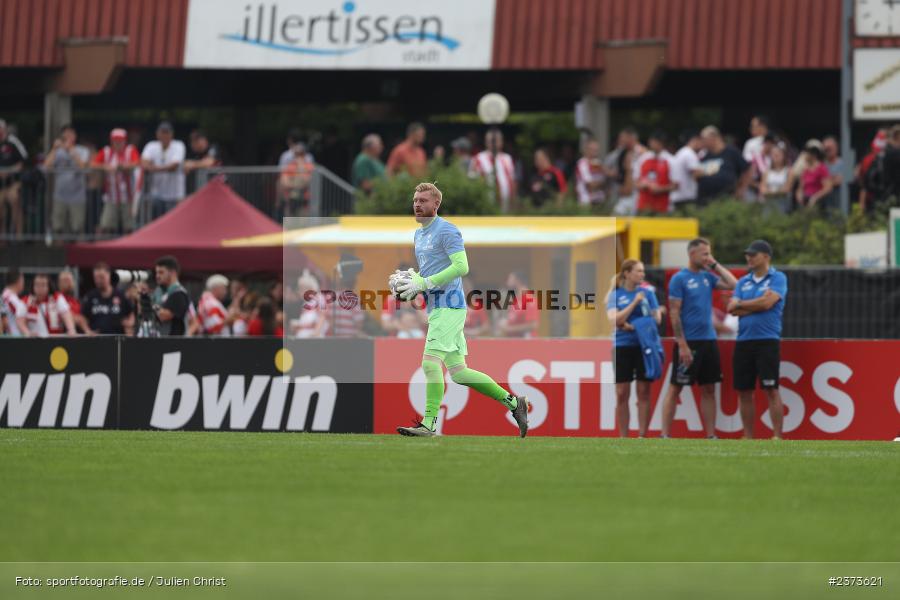 Felix Thiel, Vöhlinstadion, Illertissen, 13.08.2023, sport, action, DFB, Fussball, Saison 2023/2024, 1. Runde, DFB Pokal, F95, FVI, Fortuna Düsseldorf, FV Illertissen - Bild-ID: 2373621 Felix Thiel, Vöhlinstadion, Illertissen, 13.08.2023, sport, action, DFB, Fussball, Saison 2023/2024, 1. Runde, DFB Pokal, F95, FVI, Fortuna Düsseldorf, FV Illertissen - Bild-ID: 2373621