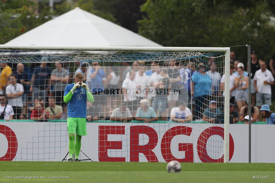 Felix Thiel, Vöhlinstadion, Illertissen, 13.08.2023, sport, action, DFB, Fussball, Saison 2023/2024, 1. Runde, DFB Pokal, F95, FVI, Fortuna Düsseldorf, FV Illertissen - Bild-ID: 2373627 Felix Thiel, Vöhlinstadion, Illertissen, 13.08.2023, sport, action, DFB, Fussball, Saison 2023/2024, 1. Runde, DFB Pokal, F95, FVI, Fortuna Düsseldorf, FV Illertissen - Bild-ID: 2373627