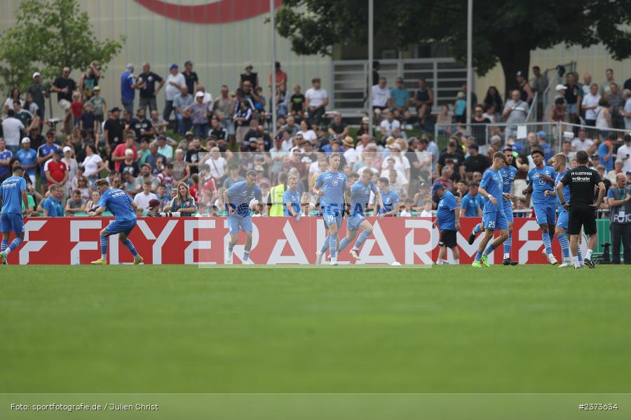 Vöhlinstadion, Illertissen, 13.08.2023, sport, action, DFB, Fussball, Saison 2023/2024, 1. Runde, DFB Pokal, F95, FVI, Fortuna Düsseldorf, FV Illertissen - Bild-ID: 2373634