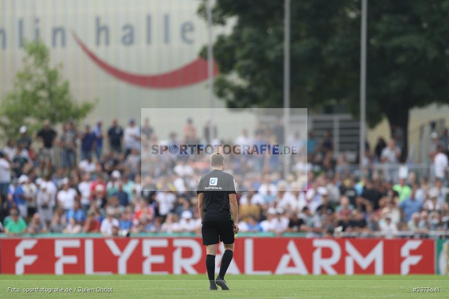 Thorben Siewer, Vöhlinstadion, Illertissen, 13.08.2023, sport, action, DFB, Fussball, Saison 2023/2024, 1. Runde, DFB Pokal, F95, FVI, Fortuna Düsseldorf, FV Illertissen - Bild-ID: 2373641
