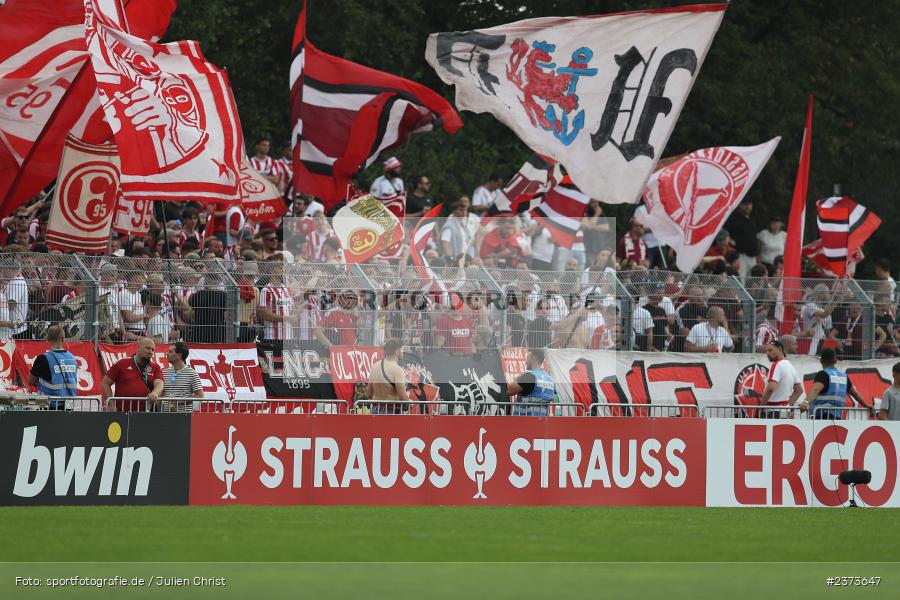 ERGO, Strauss, bwin, Vöhlinstadion, Illertissen, 13.08.2023, sport, action, DFB, Fussball, Saison 2023/2024, 1. Runde, DFB Pokal, F95, FVI, Fortuna Düsseldorf, FV Illertissen - Bild-ID: 2373647
