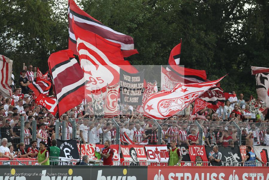Vöhlinstadion, Illertissen, 13.08.2023, sport, action, DFB, Fussball, Saison 2023/2024, 1. Runde, DFB Pokal, F95, FVI, Fortuna Düsseldorf, FV Illertissen - Bild-ID: 2373648