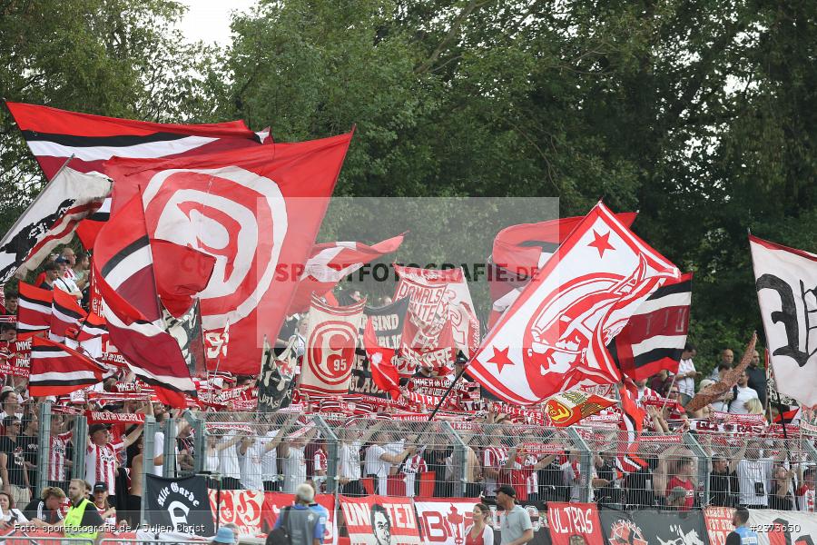 Vöhlinstadion, Illertissen, 13.08.2023, sport, action, DFB, Fussball, Saison 2023/2024, 1. Runde, DFB Pokal, F95, FVI, Fortuna Düsseldorf, FV Illertissen - Bild-ID: 2373650