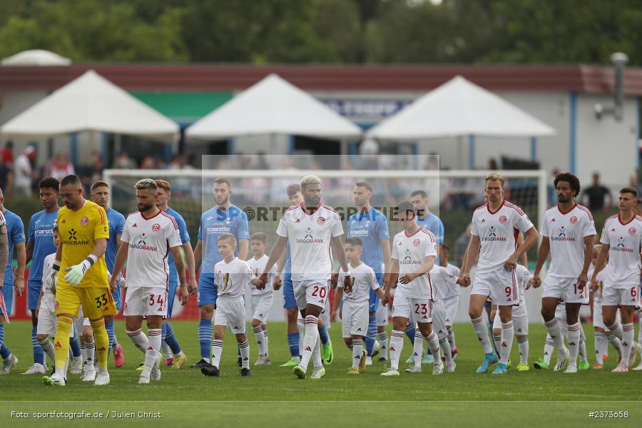 Vöhlinstadion, Illertissen, 13.08.2023, sport, action, DFB, Fussball, Saison 2023/2024, 1. Runde, DFB Pokal, F95, FVI, Fortuna Düsseldorf, FV Illertissen - Bild-ID: 2373658