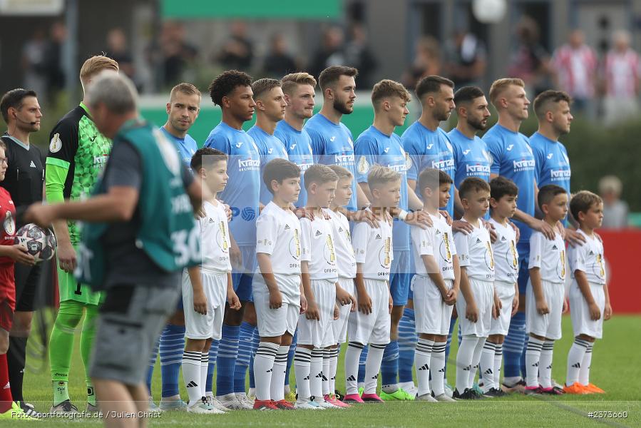 Vöhlinstadion, Illertissen, 13.08.2023, sport, action, DFB, Fussball, Saison 2023/2024, 1. Runde, DFB Pokal, F95, FVI, Fortuna Düsseldorf, FV Illertissen - Bild-ID: 2373660