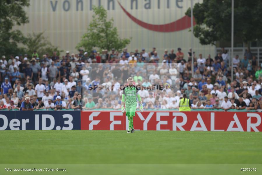 Felix Thiel, Vöhlinstadion, Illertissen, 13.08.2023, sport, action, DFB, Fussball, Saison 2023/2024, 1. Runde, DFB Pokal, F95, FVI, Fortuna Düsseldorf, FV Illertissen - Bild-ID: 2373670 Felix Thiel, Vöhlinstadion, Illertissen, 13.08.2023, sport, action, DFB, Fussball, Saison 2023/2024, 1. Runde, DFB Pokal, F95, FVI, Fortuna Düsseldorf, FV Illertissen - Bild-ID: 2373670