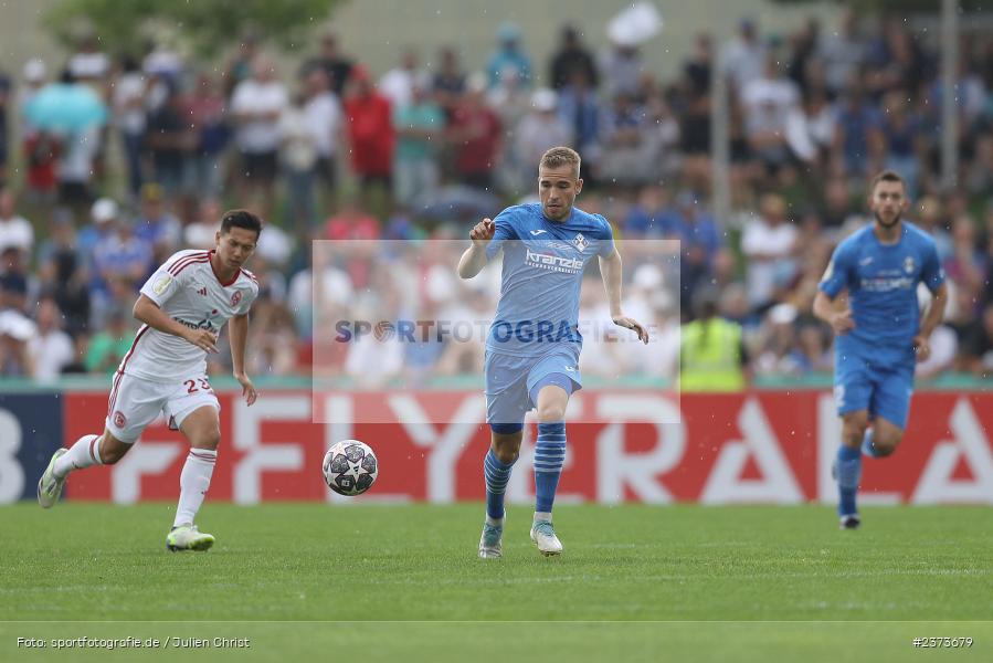 Max Zeller, Vöhlinstadion, Illertissen, 13.08.2023, sport, action, DFB, Fussball, Saison 2023/2024, 1. Runde, DFB Pokal, F95, FVI, Fortuna Düsseldorf, FV Illertissen - Bild-ID: 2373679 Max Zeller, Vöhlinstadion, Illertissen, 13.08.2023, sport, action, DFB, Fussball, Saison 2023/2024, 1. Runde, DFB Pokal, F95, FVI, Fortuna Düsseldorf, FV Illertissen - Bild-ID: 2373679