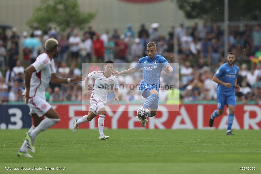 Max Zeller, Vöhlinstadion, Illertissen, 13.08.2023, sport, action, DFB, Fussball, Saison 2023/2024, 1. Runde, DFB Pokal, F95, FVI, Fortuna Düsseldorf, FV Illertissen - Bild-ID: 2373680 Max Zeller, Vöhlinstadion, Illertissen, 13.08.2023, sport, action, DFB, Fussball, Saison 2023/2024, 1. Runde, DFB Pokal, F95, FVI, Fortuna Düsseldorf, FV Illertissen - Bild-ID: 2373680