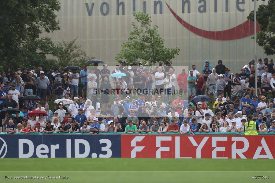 Vöhlinstadion, Illertissen, 13.08.2023, sport, action, DFB, Fussball, Saison 2023/2024, 1. Runde, DFB Pokal, F95, FVI, Fortuna Düsseldorf, FV Illertissen - Bild-ID: 2373683 Vöhlinstadion, Illertissen, 13.08.2023, sport, action, DFB, Fussball, Saison 2023/2024, 1. Runde, DFB Pokal, F95, FVI, Fortuna Düsseldorf, FV Illertissen - Bild-ID: 2373683