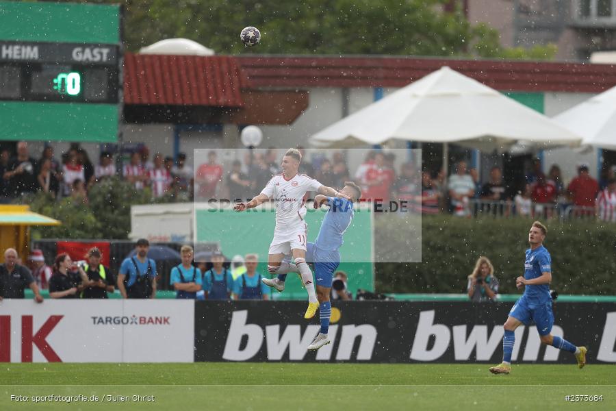 Felix Klaus, Vöhlinstadion, Illertissen, 13.08.2023, sport, action, DFB, Fussball, Saison 2023/2024, 1. Runde, DFB Pokal, F95, FVI, Fortuna Düsseldorf, FV Illertissen - Bild-ID: 2373684 Felix Klaus, Vöhlinstadion, Illertissen, 13.08.2023, sport, action, DFB, Fussball, Saison 2023/2024, 1. Runde, DFB Pokal, F95, FVI, Fortuna Düsseldorf, FV Illertissen - Bild-ID: 2373684